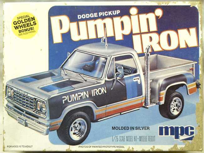 MPC 1/25 Pumpin Iron Dodge Pickup Truck, 1-0432 plastic model kit